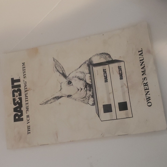 Rabbit Receiver VCR multiplying system vintage 80s 90s - Picture 7 of 11